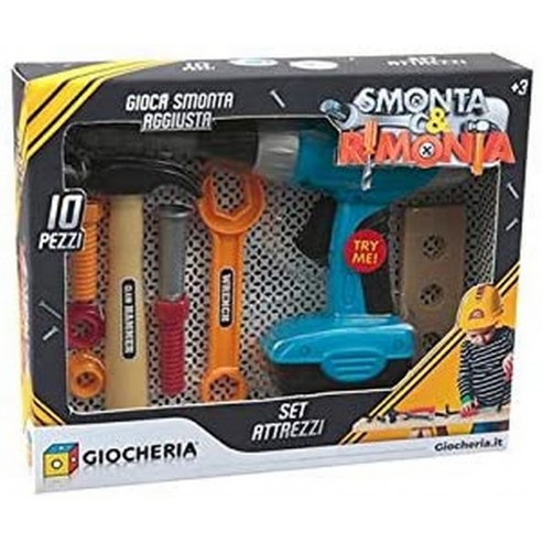 SMONTA&RIMONTA SET ATTREZZI 10 PEZZ